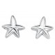 Earring starfish in 925/1000 silver