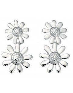 Earring flower 925/1000 silver